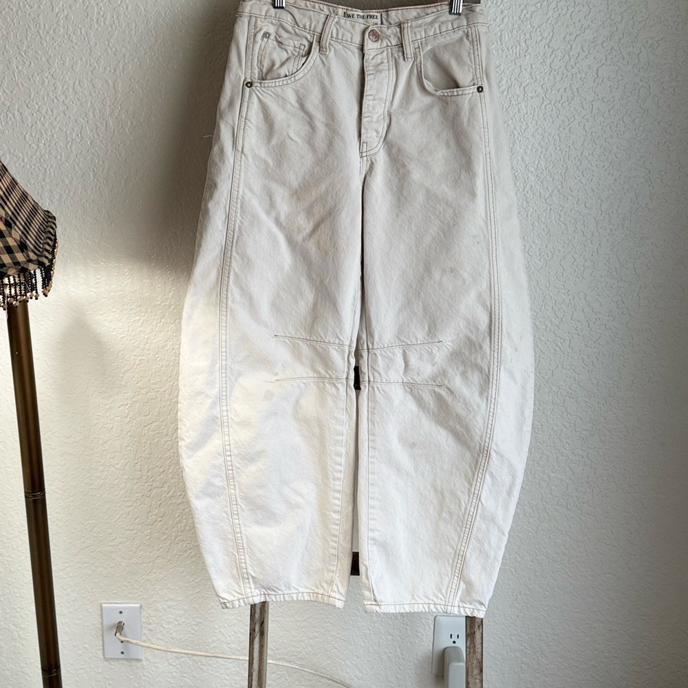 Freepeople Barrel Jeans , Milk - Picture 4 of 8